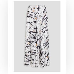 GALVAN LONDON-
Conca Printed Crepon Maxi Skirt